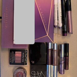 THE PURPLES - lot of amazing eye makeup in a variety of purples, 15 total items